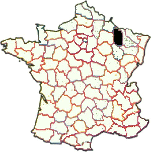 La France et le département de la Meuse